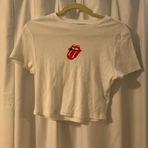 Rolling Stones crop top